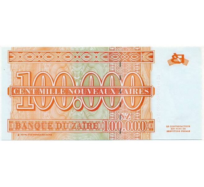 Банкнота 100000 новых заиров 1996 года Заир (Артикул K11-104365)