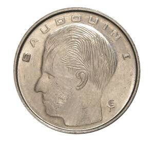 1 франк 1989 года — Надпись на французском (BELGIQUE) — Фото №2