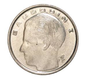 1 франк 1990 года — Надпись на французском (BELGIQUE) — Фото №2