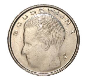 1 франк 1989 года — Надпись на фламандском (BELGIE) — Фото №2