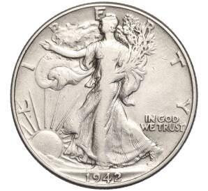 1/2 доллара (50 центов) 1942 года США