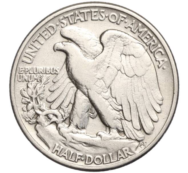 Монета 1/2 доллара (50 центов) 1943 года США (Артикул M2-69405)
