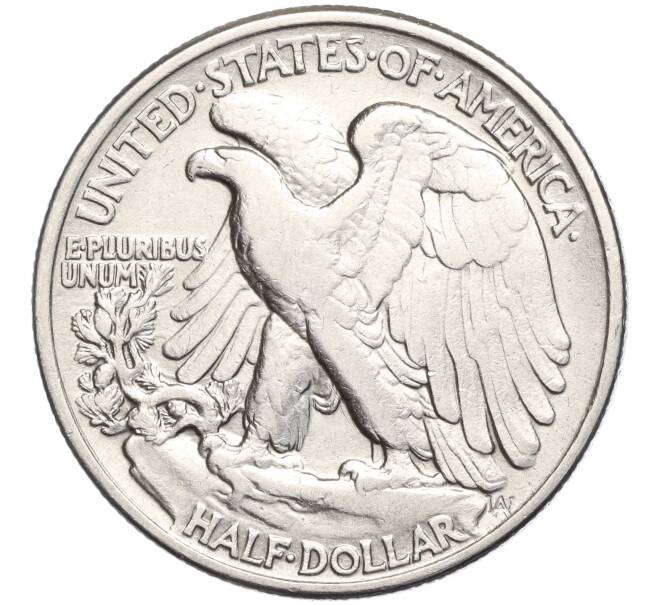 Монета 1/2 доллара (50 центов) 1943 года США (Артикул M2-69406)
