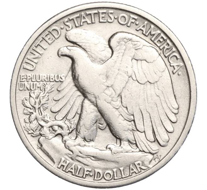 Монета 1/2 доллара (50 центов) 1944 года S США (Артикул M2-69410)