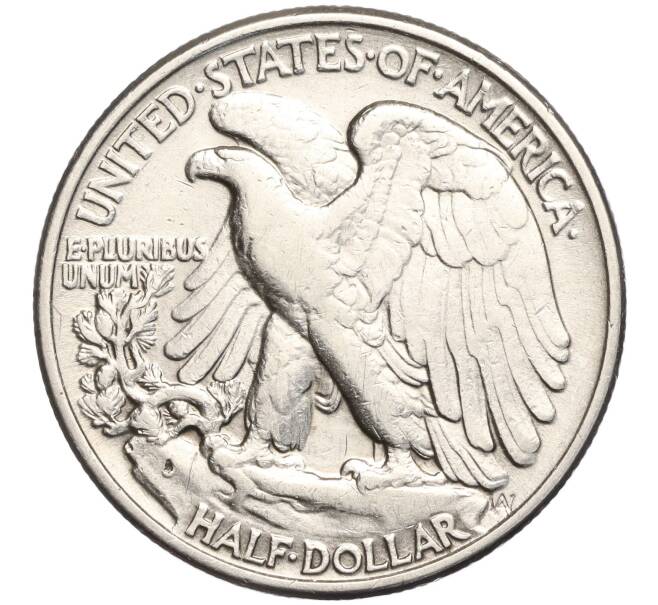 Монета 1/2 доллара (50 центов) 1946 года США (Артикул M2-69415)