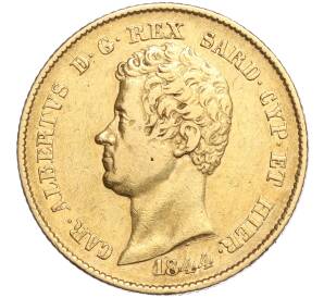 20 лир 1844 года Сардиния — Фото №1
