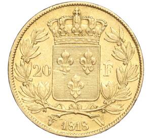 20 франков 1818 года W Франция — Фото №2