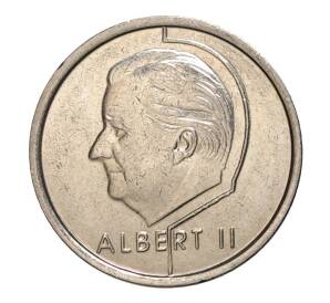 1 франк 1998 года — Надпись на французском (BELGIQUE) — Фото №2