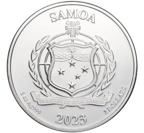 2 доллара 2023 года Самоа «Форсаж»