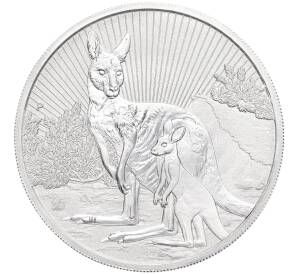 2 доллара 2023 года Австралия «Новое поколение — Кенгуру с детенышем» — Фото №1