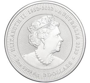 2 доллара 2023 года Австралия «Новое поколение — Кенгуру с детенышем» — Фото №2