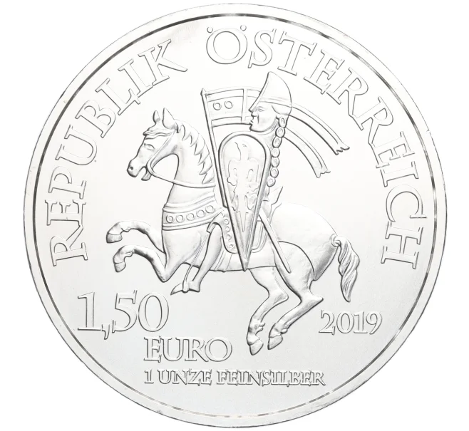 Монета 1.5 евро 2019 года Австрия «825 лет Венскому монетному двору — Винер Нойштадт» (Артикул M2-69467)
