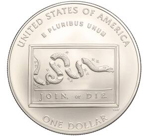 1 доллар 2006 года P США «300 лет со дня рождения Бенджамина Франклина»