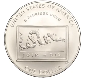 1 доллар 2006 года P США «300 лет со дня рождения Бенджамина Франклина»