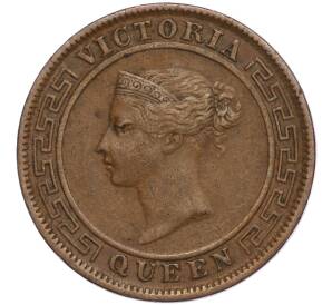 1 цент 1870 года Британский Цейлон
