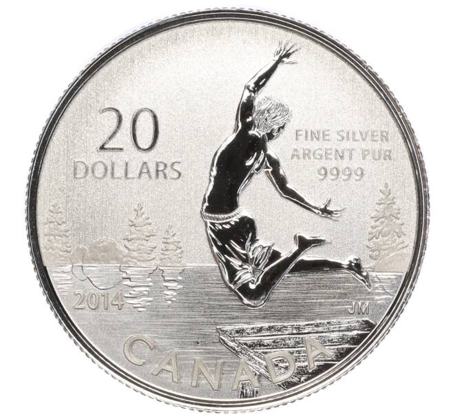 Монета 20 долларов 2014 года Канада «Дух лета» (Артикул K27-84575)