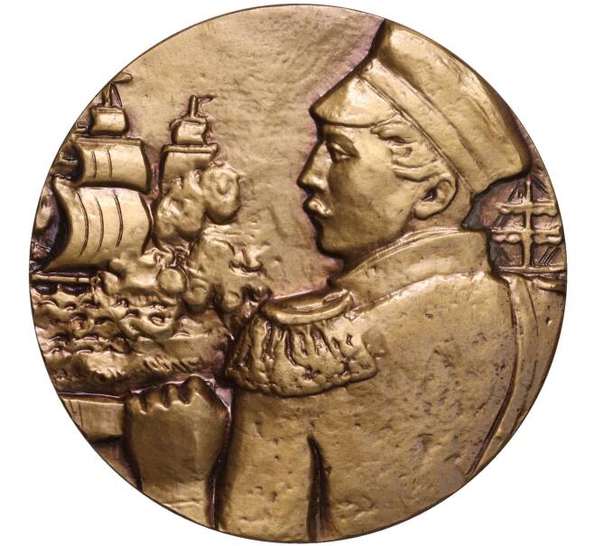 Настольная медаль 1978 года ЛМД «Адмирал Нахимов» (Артикул K11-104552)