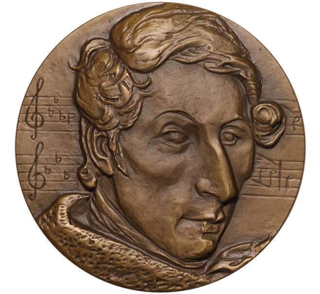 Настольная медаль 1987 года ЛМД «Карл Вебер Мария» (Артикул K11-104611)
