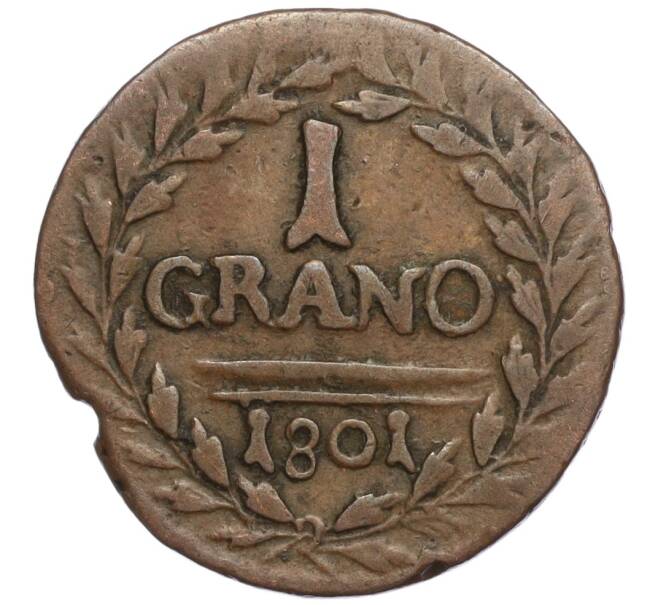 Монета 1 грано 1801 года Сицилия (Артикул K11-104866)