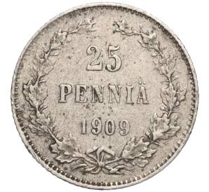 25 пенни 1909 года Русская Финляндия