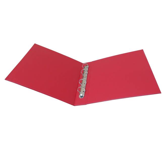 Папка-переплет с кольцевым механизмом для листов формата Optima — «Монеты» (Красная) (Артикул: A1-0551)
