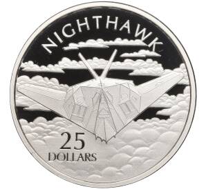 25 долларов 2003 года Соломоновы острова «Самолеты — Lockheed F-117 Nighthawk»