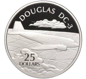 25 долларов 2003 года Соломоновы острова «Самолеты — Douglas DC-3»