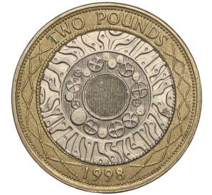 2 фунта 1998 года Велиокбритания