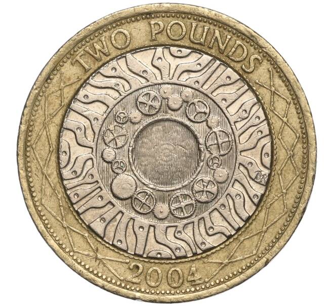 Монета 2 фунта 2004 года Велиокбритания (Артикул K11-105390)