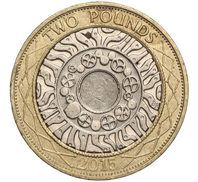 Монета 2 фунта 2015 года Велиокбритания (Артикул K11-105398)