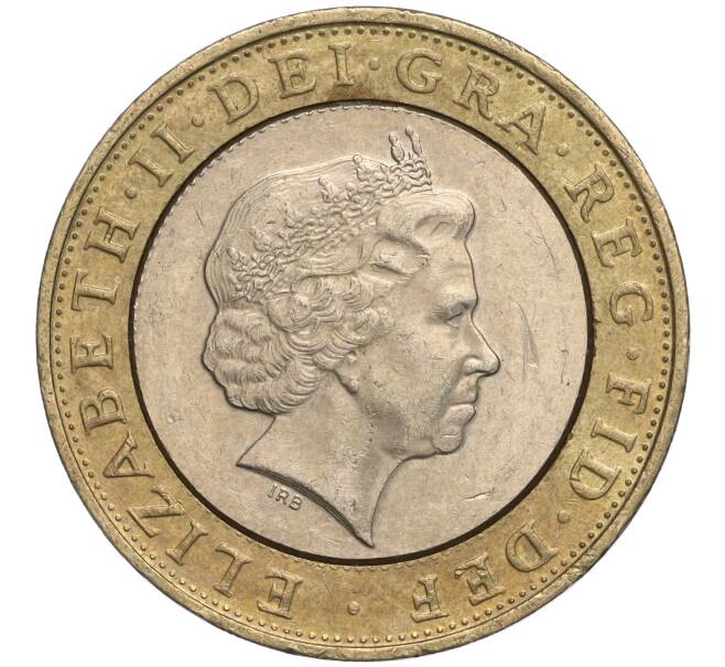 Монета 2 фунта 2015 года Велиокбритания (Артикул K11-105400)