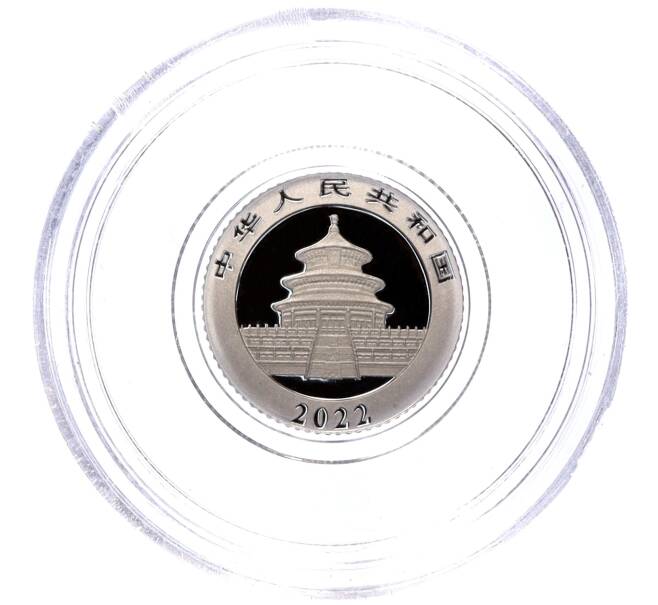Монета 30 юаней 2022 года Китай «Панда» — в буклете (Артикул M2-69515)