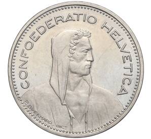 5 франков 1989 года Швейцария — Фото №2