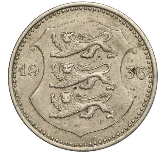 Монета 50 сентов 1936 года Эстония (Артикул M2-69540)