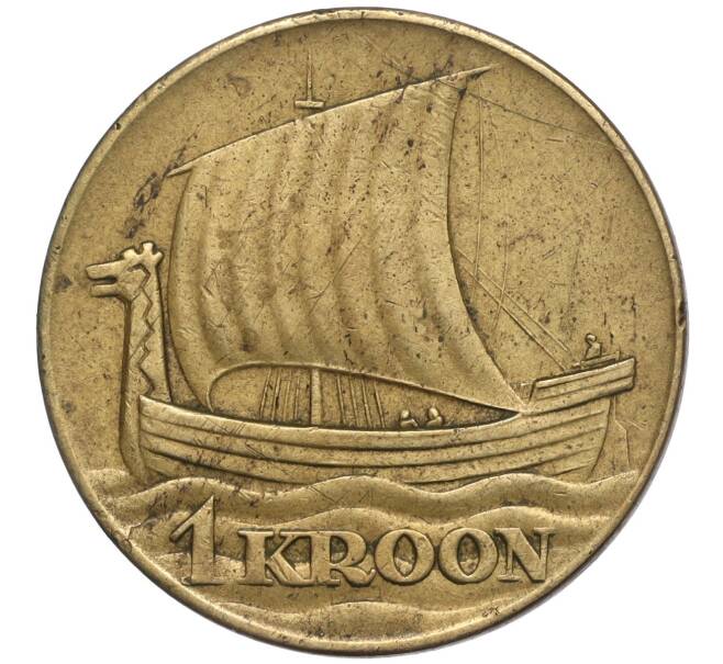 Монета 1 крона 1934 года Эстония (Артикул M2-69542)