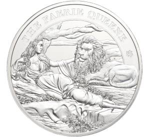 1 фунт 2024 года Остров Святой Елены «Королева Фей — Уна и лев»