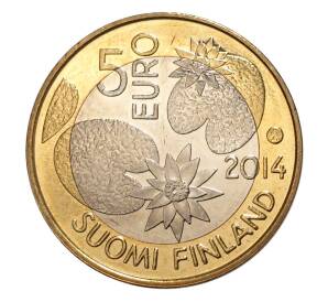 5 евро 2014 года Северная природа — Сосны — Фото №2