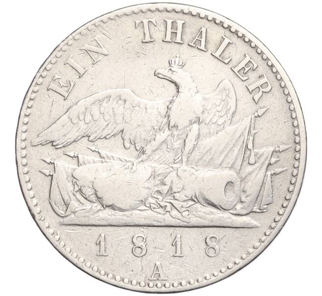 Монета 1 талер 1818 года А Пруссия (Артикул K27-84620)