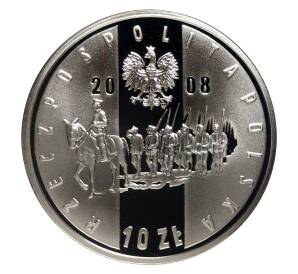 10 злотых 2008 года 90 лет Великопольскому восстанию — Фото №2