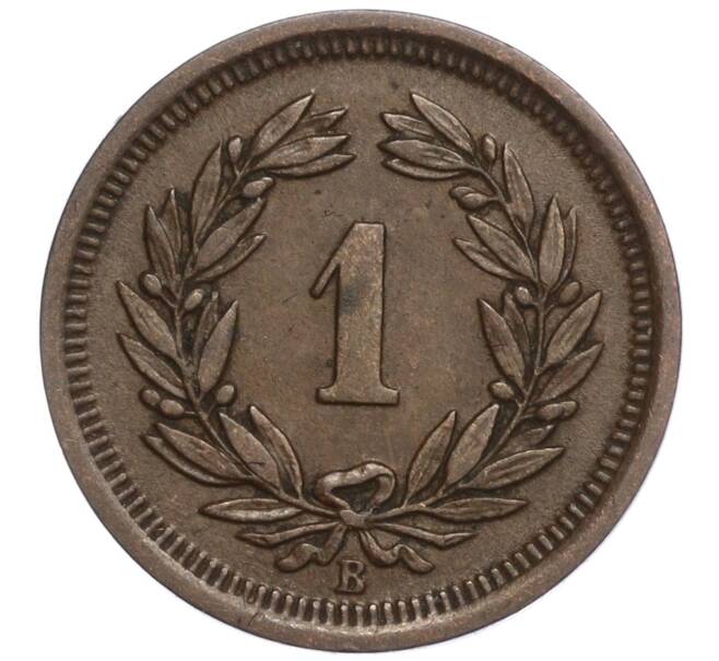 Монета 1 раппен 1879 года Швейцария (Артикул M2-69627)