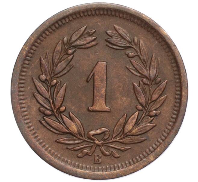 Монета 1 раппен 1897 года Швейцария (Артикул M2-69628)