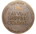 Настольная медаль 1990 года «50-летие Латвийского морского пароходства» (Артикул K11-105804)