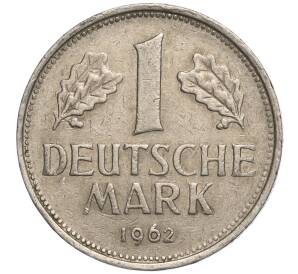 1 марка 1962 года F Западная Германия (ФРГ)