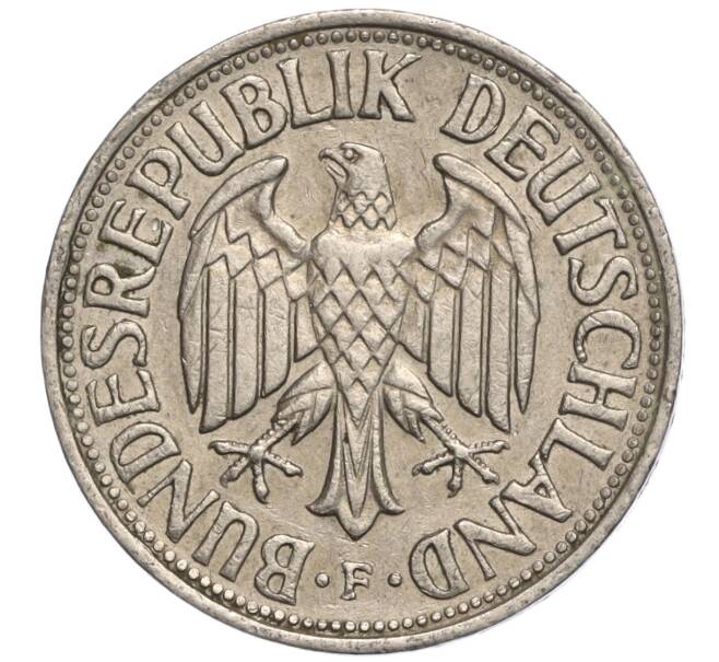 Монета 1 марка 1962 года F Западная Германия (ФРГ) (Артикул M2-69647)
