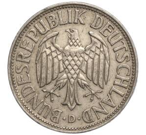 1 марка 1963 года D Западная Германия (ФРГ)