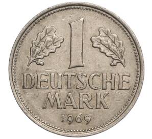 1 марка 1969 года J Западная Германия (ФРГ) — Фото №1