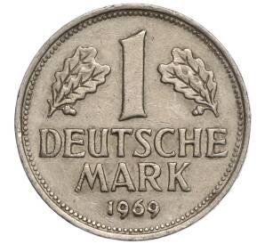 1 марка 1969 года D Западная Германия (ФРГ) — Фото №1