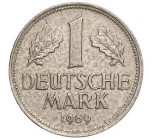 1 марка 1969 года F Западная Германия (ФРГ) — Фото №1