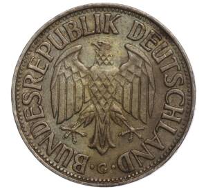 1 марка 1969 года G Западная Германия (ФРГ) — Фото №2