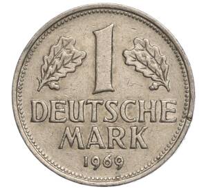 1 марка 1969 года D Западная Германия (ФРГ) — Фото №1